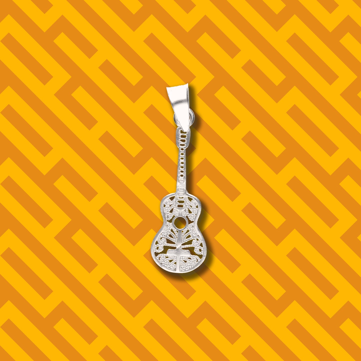 Guitarra de Mariachi de Plata 925