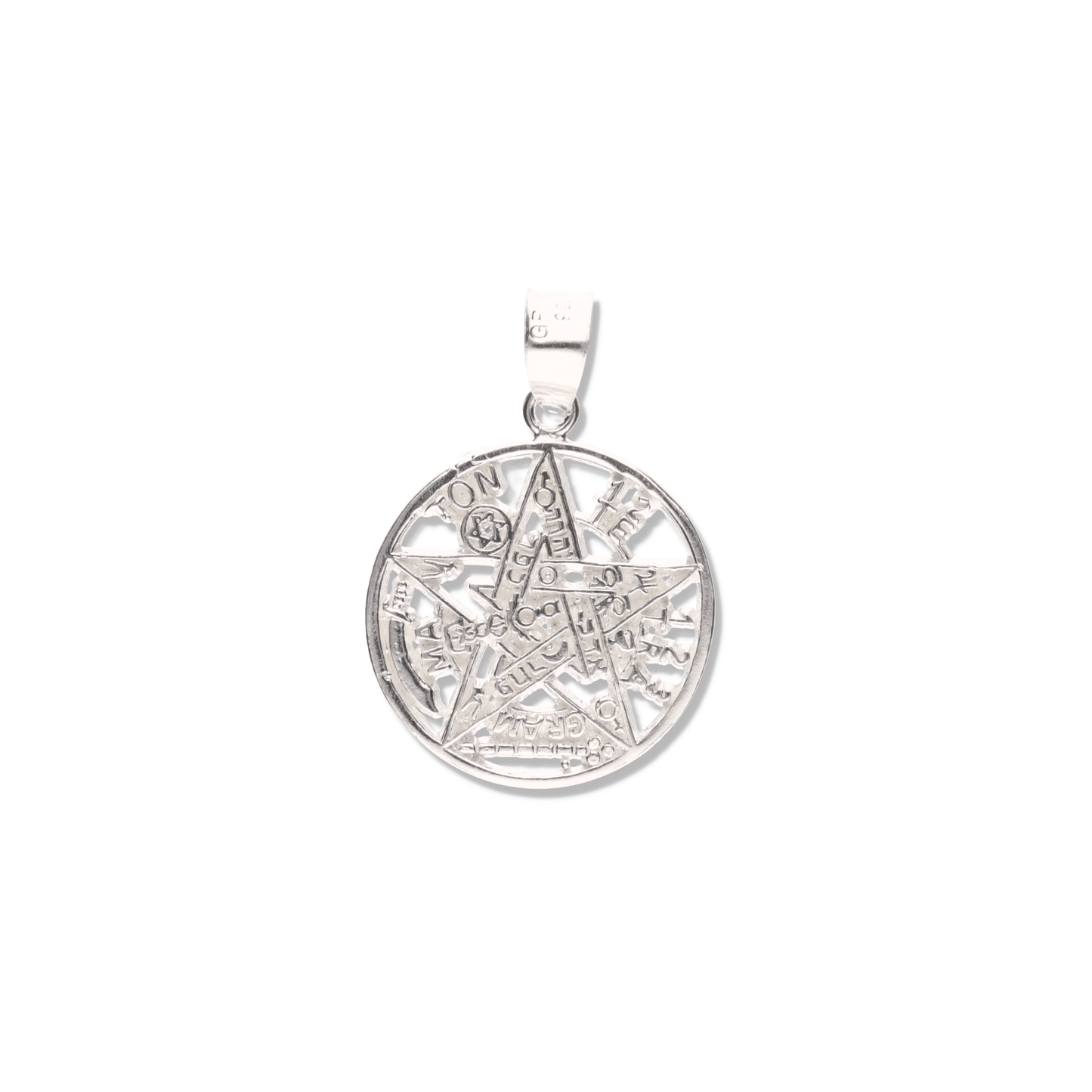 Medallón de Tetragramatón de Plata 925
