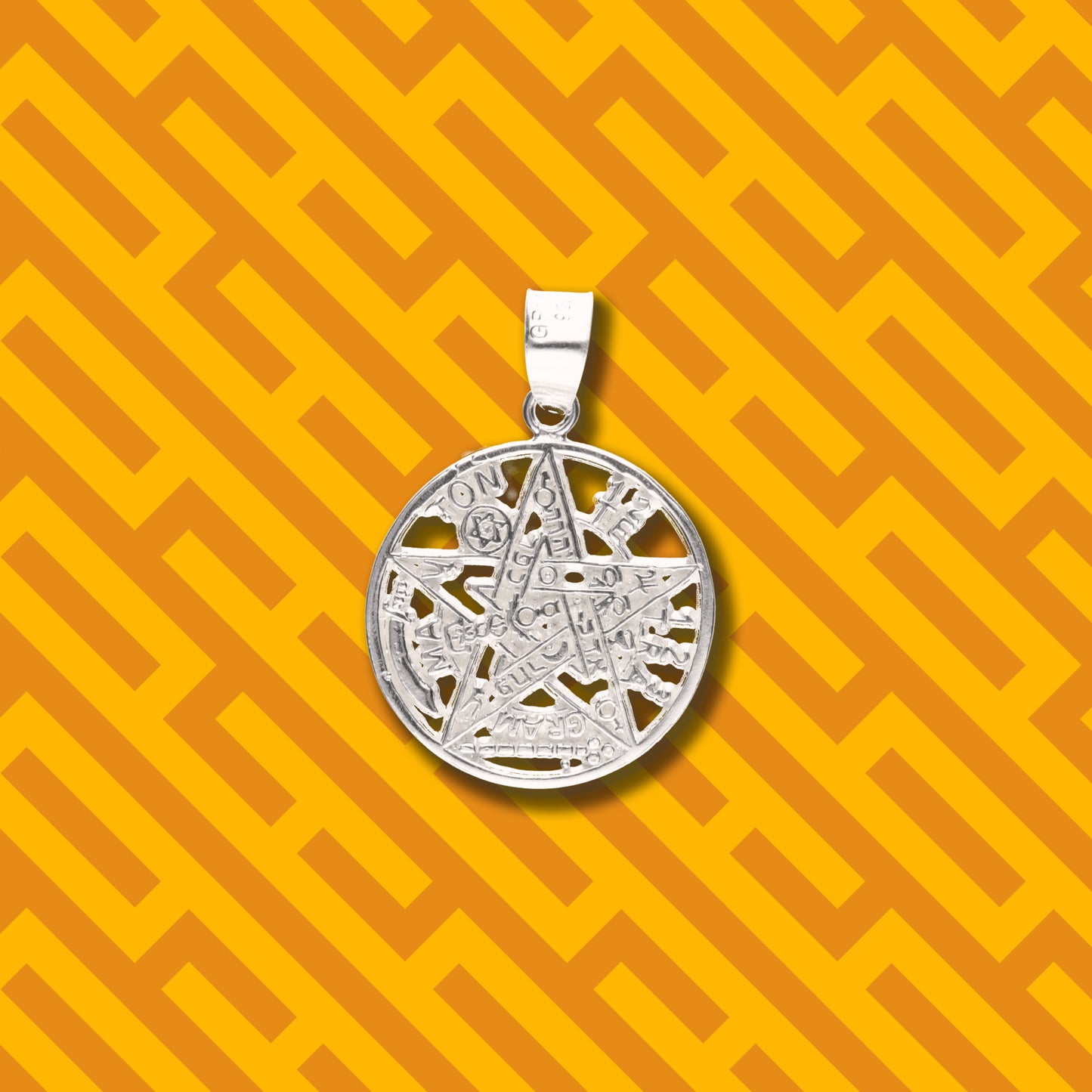 Medallón de Tetragramatón de Plata 925