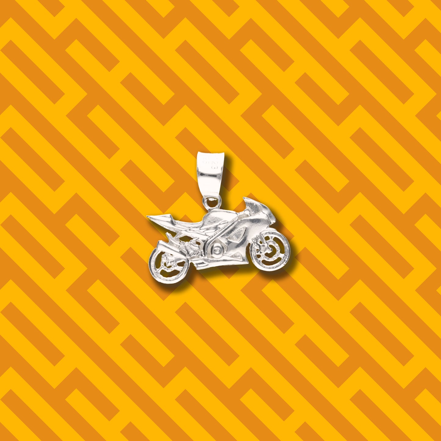 Moto de Pista de Plata 925