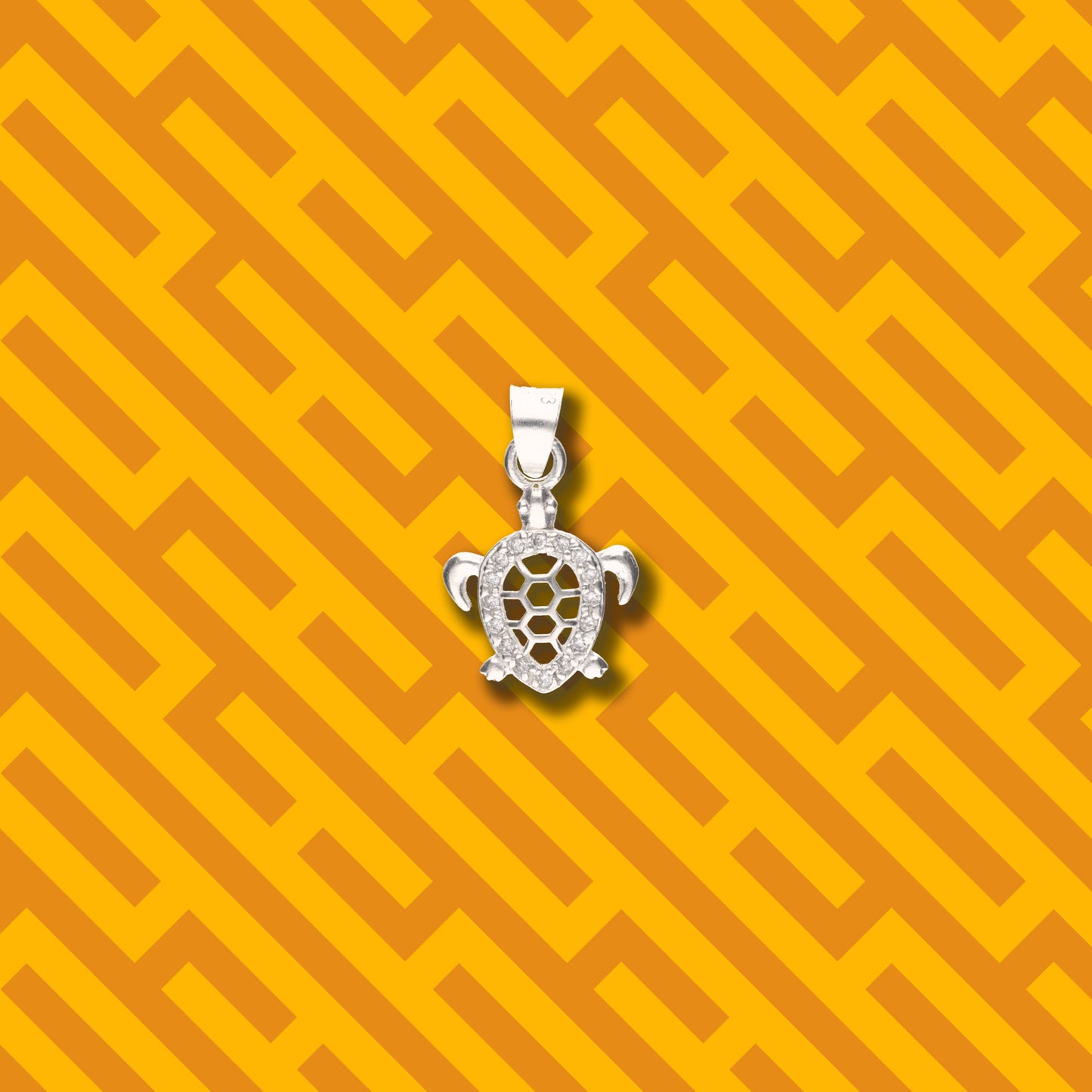 Tortuga de Mar con Piedra de Plata 925
