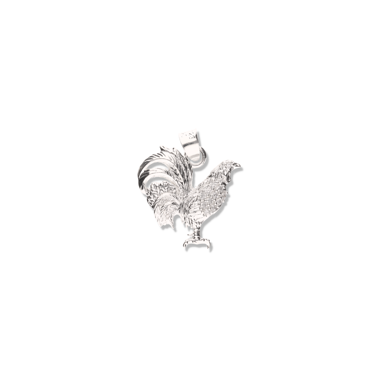Gallo de Pelea de Plata 925