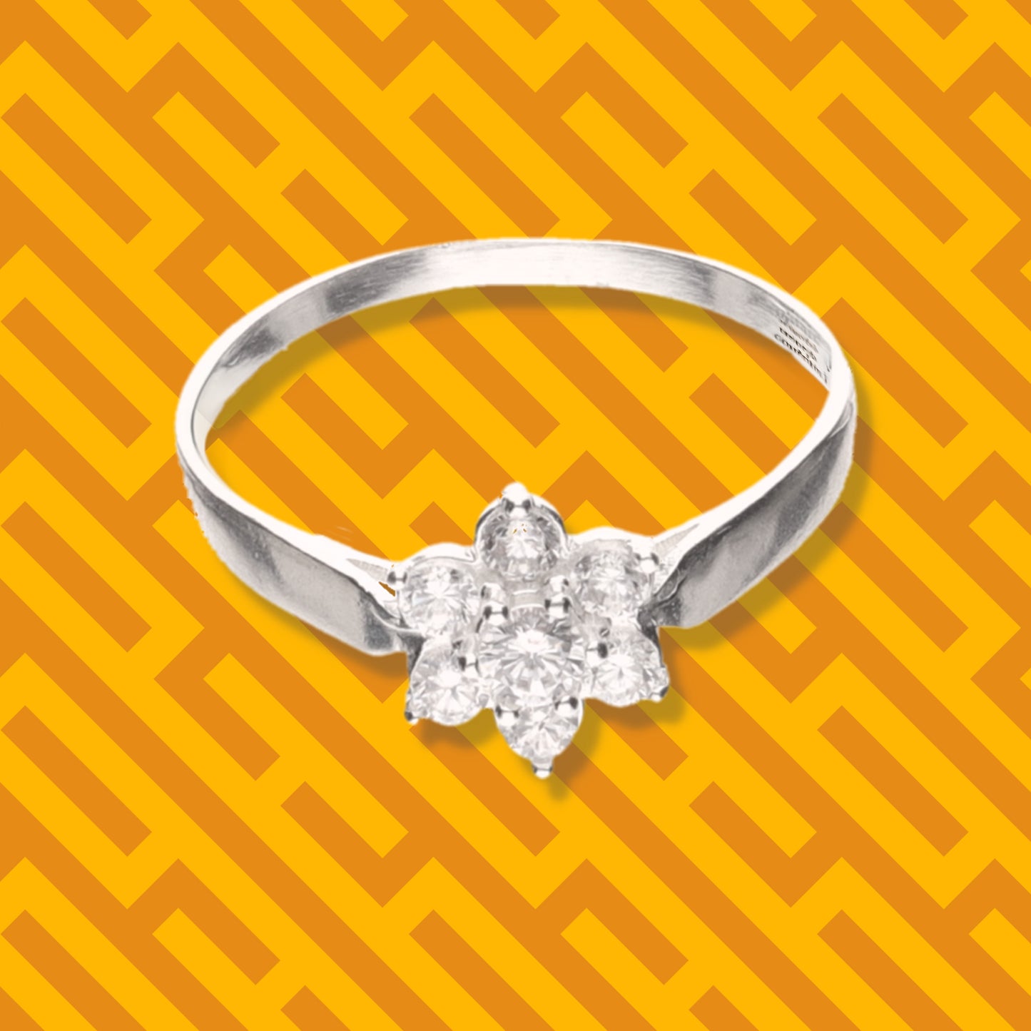 Anillo de Flor de Plata 925