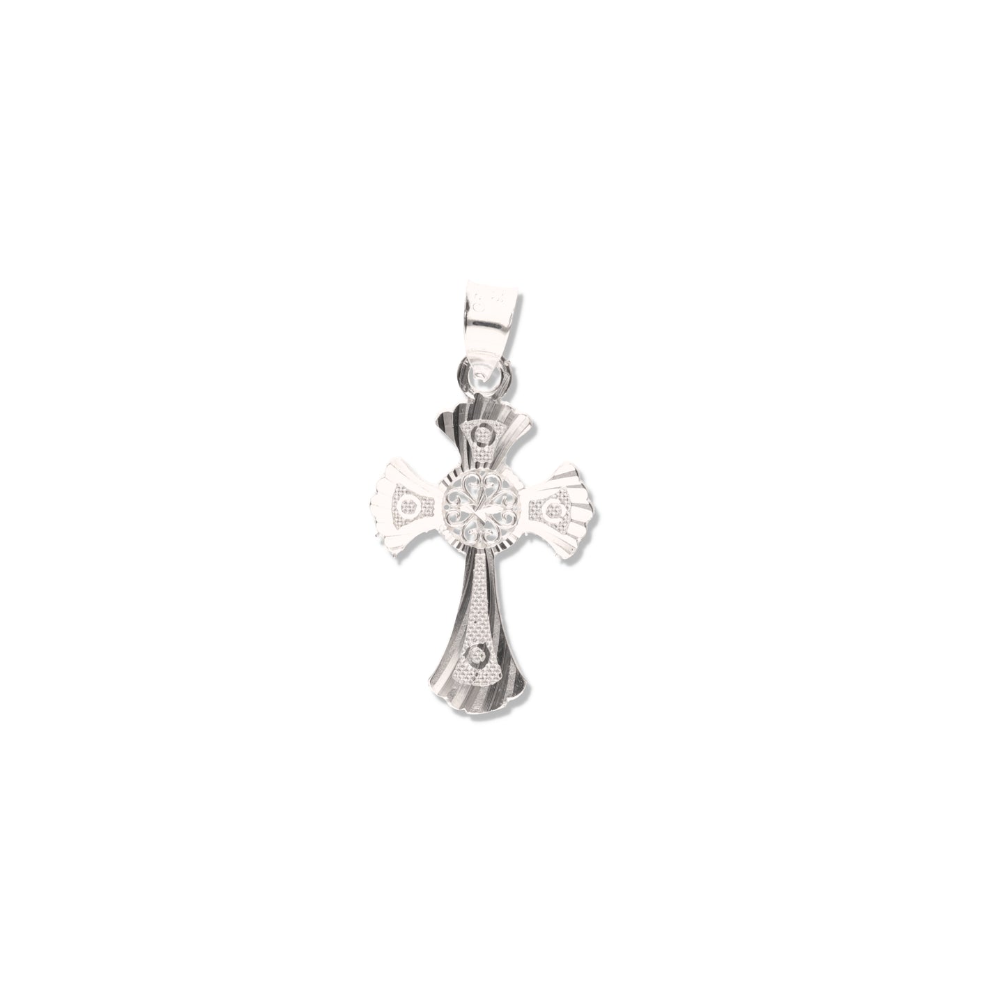 Cruz Celta Diamantada Mini de Plata 925