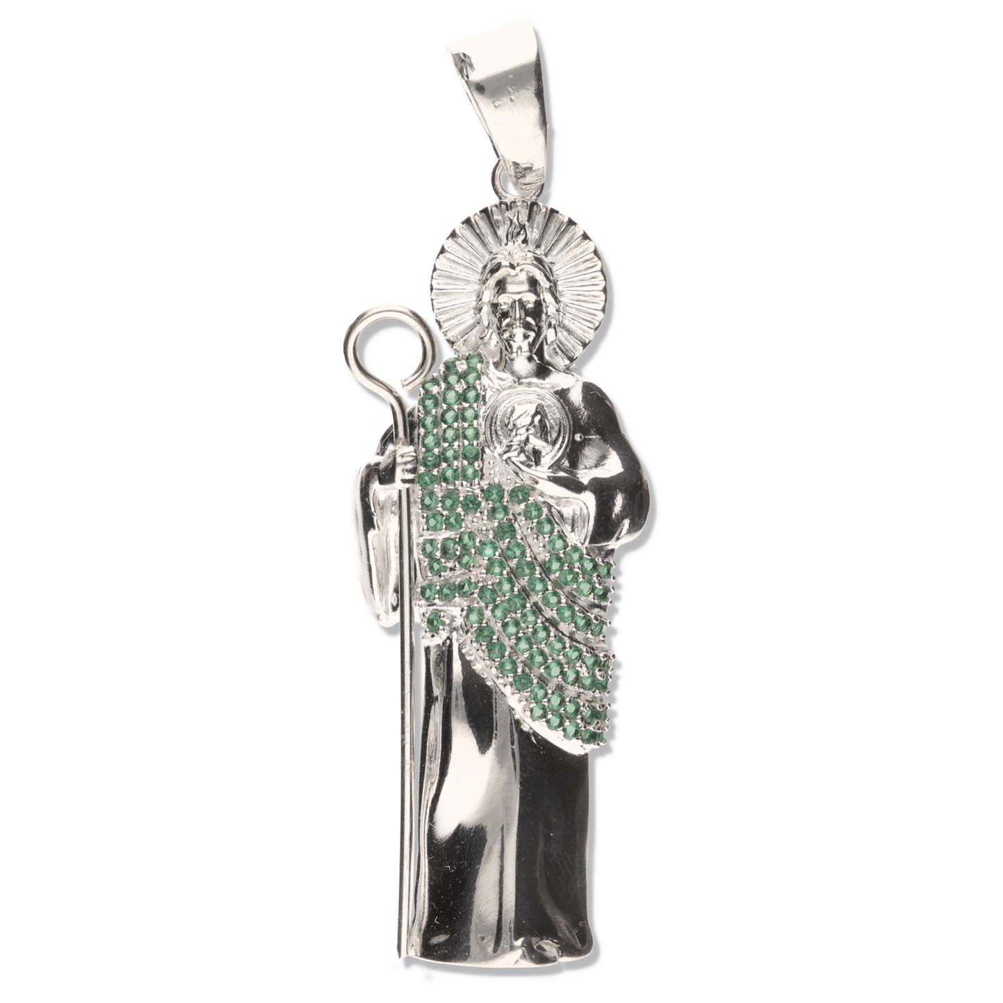 San Judas con Manto con Piedra de Plata 925