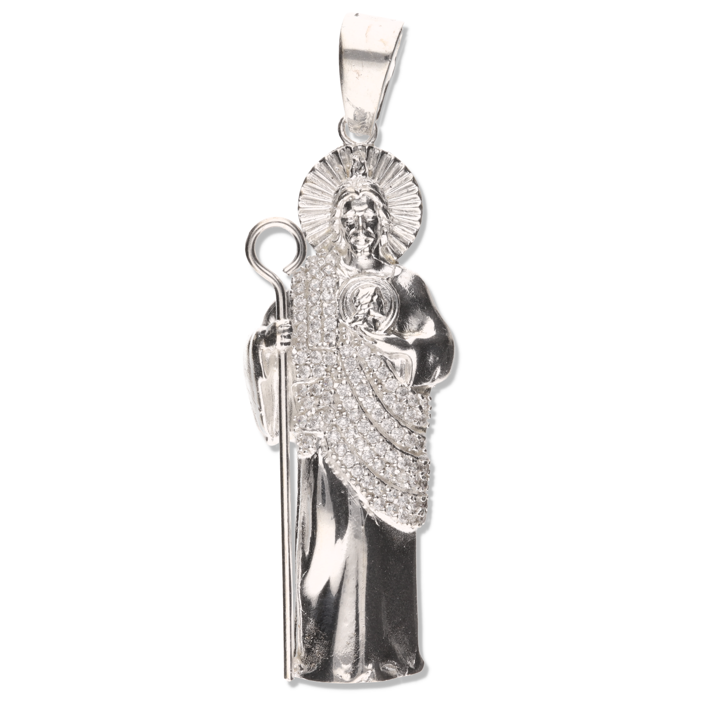 San Judas con Manto con Piedra de Plata 925