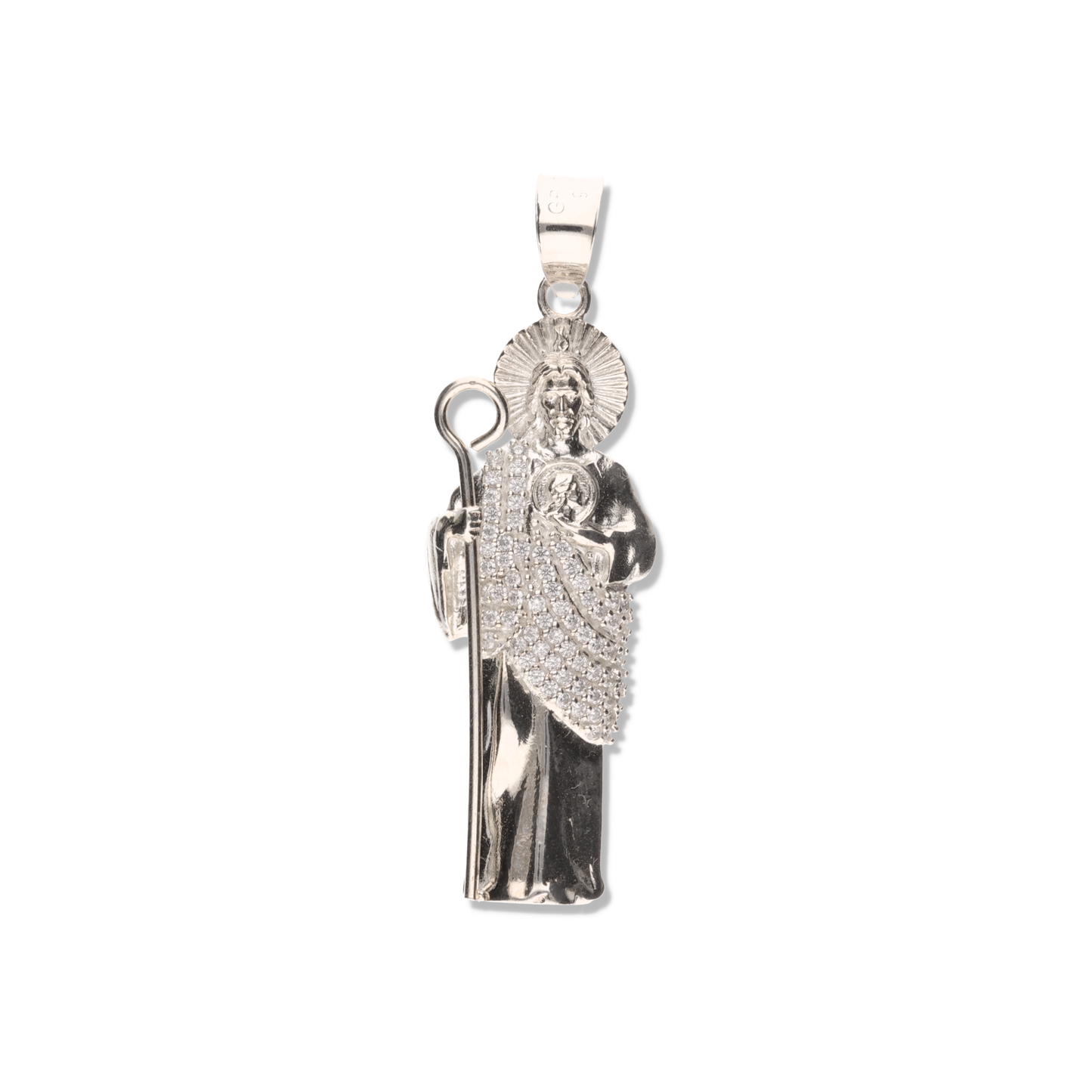 San Judas con Manto con Piedra de Plata 925