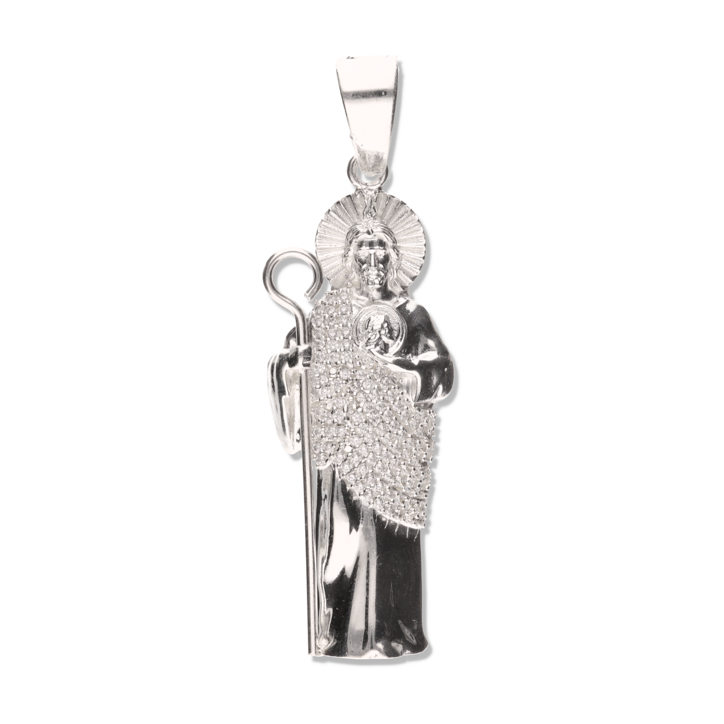 San Judas con Manto con Piedra de Plata 925