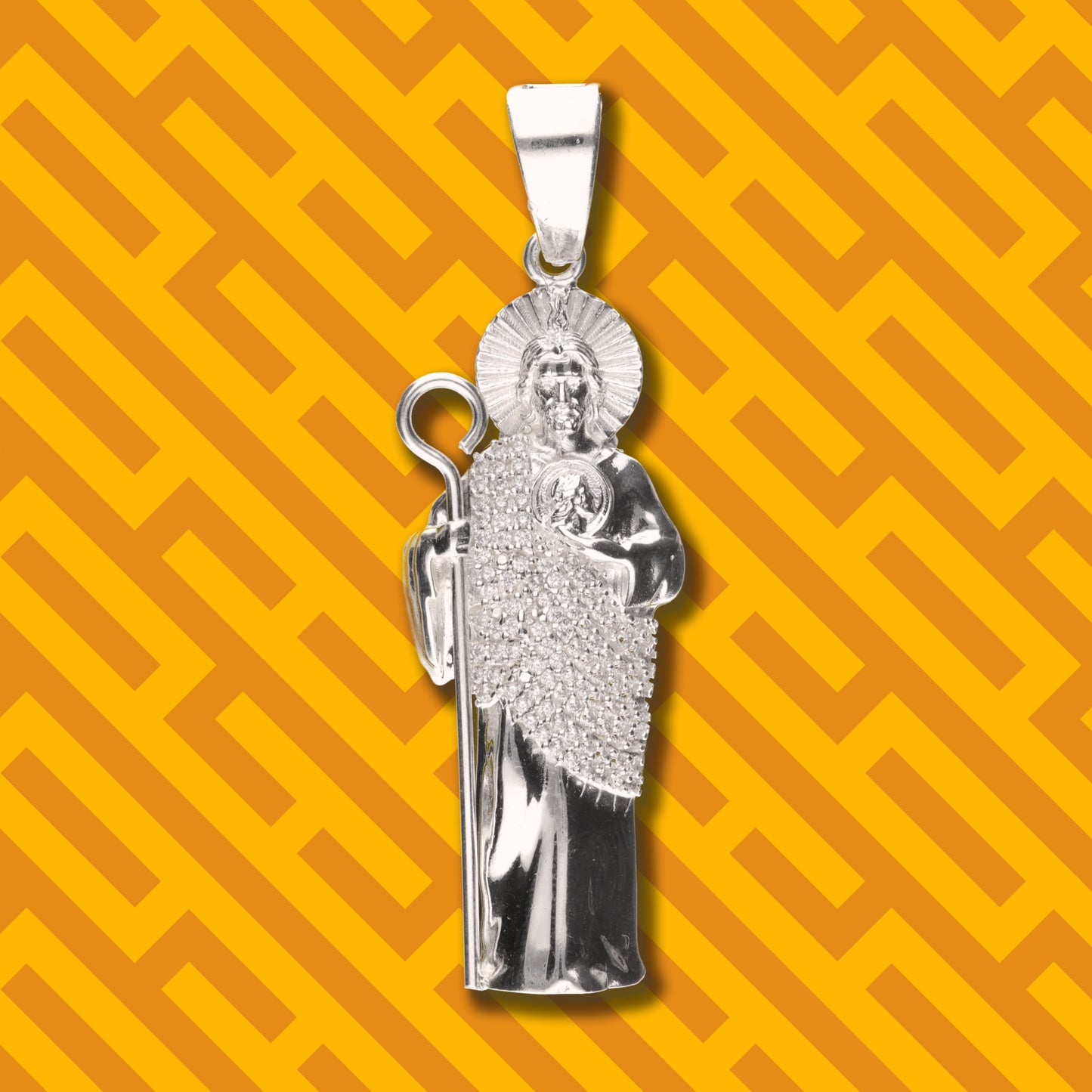 San Judas con Manto con Piedra de Plata 925