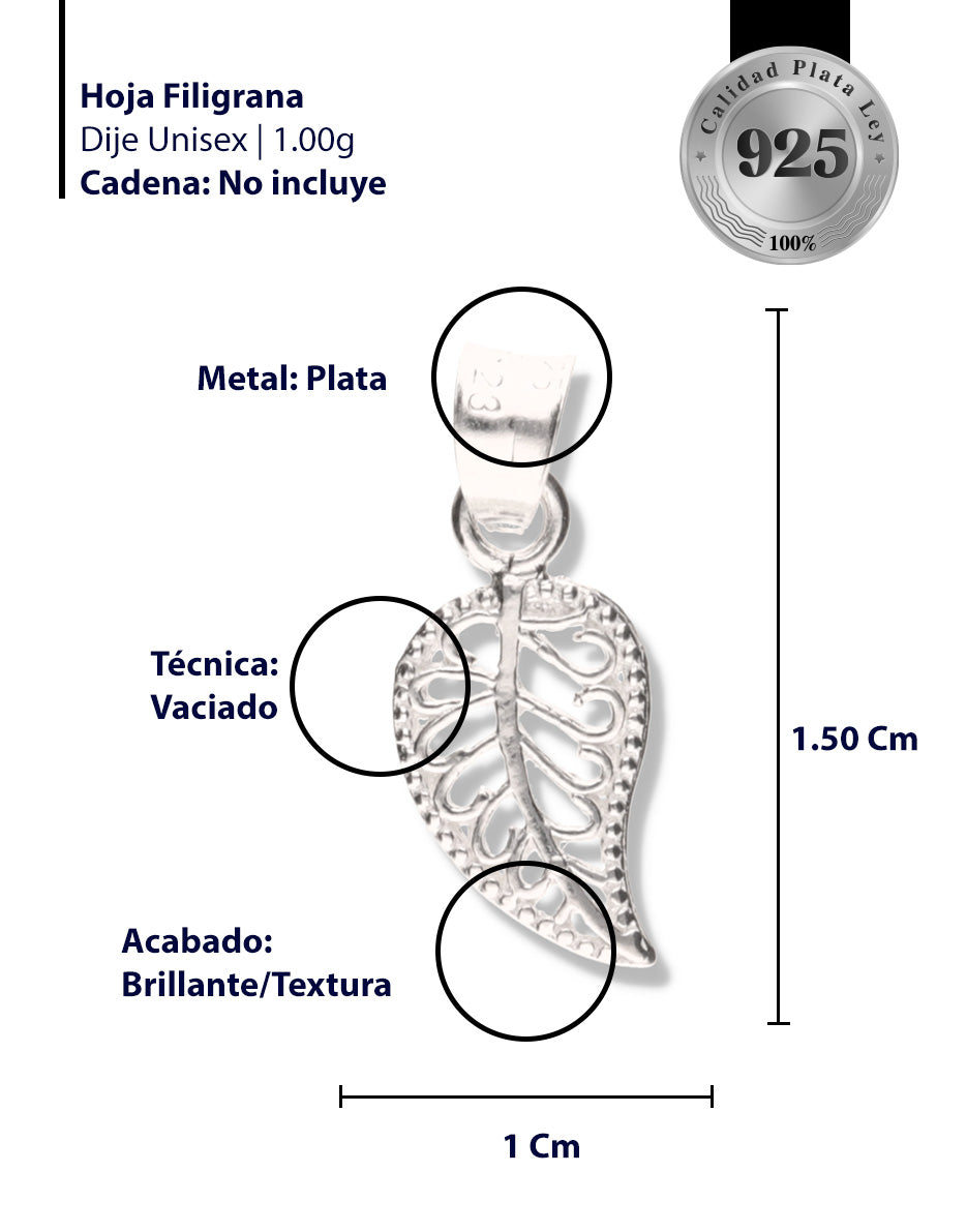Hola Filigrana de Plata 925