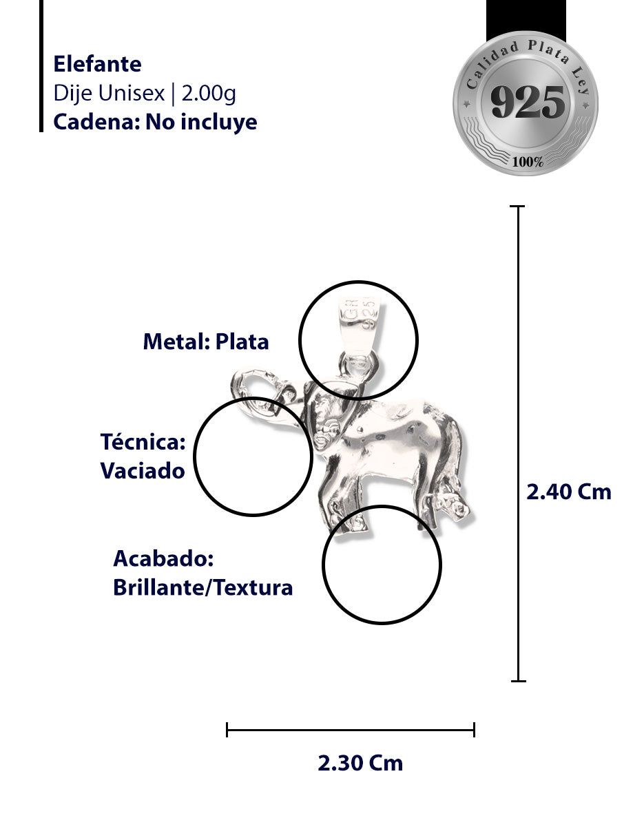 Elefante de Plata 925