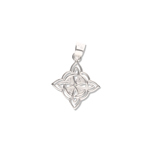 Nudo de Bruja Cometa de Plata 925