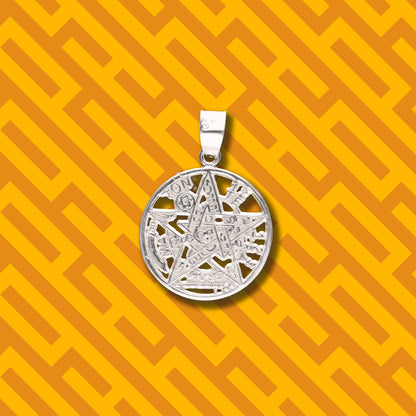 Medallón de Tetragramatón de Plata 925