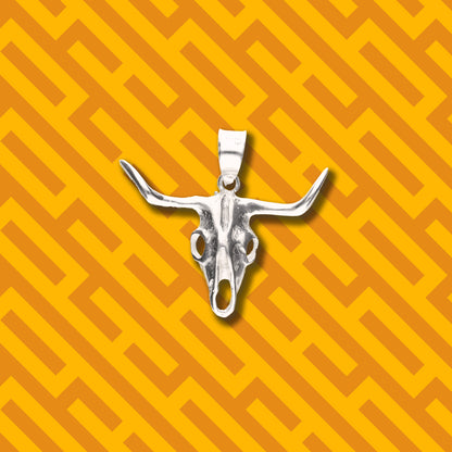 Cráneo de Toro de Plata 925