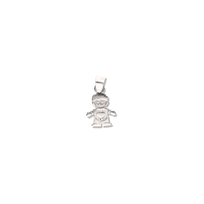 Niño con Corazón de Plata 925