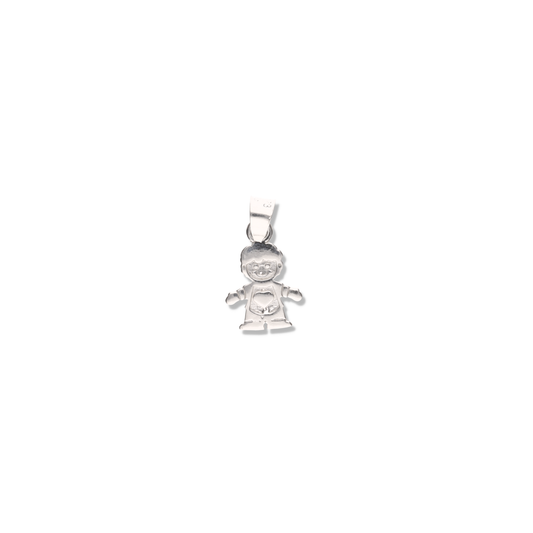 Niño con Corazón de Plata 925