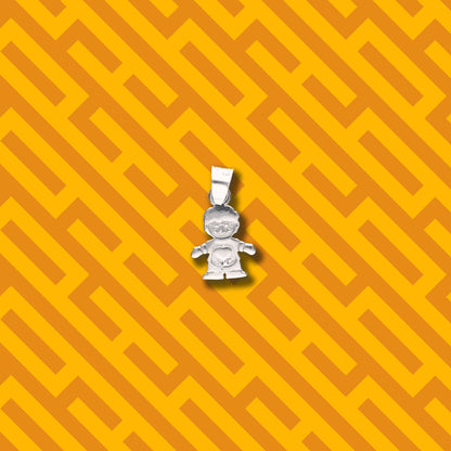 Niño con Corazón de Plata 925