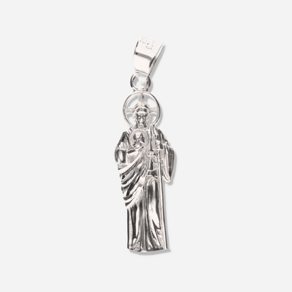 San Judas Corona Cruz de Plata 925