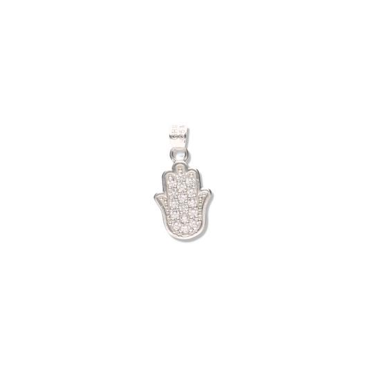 Mano de Fátima con Piedra de Plata 925