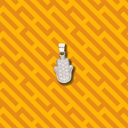 Mano de Fátima con Piedra de Plata 925