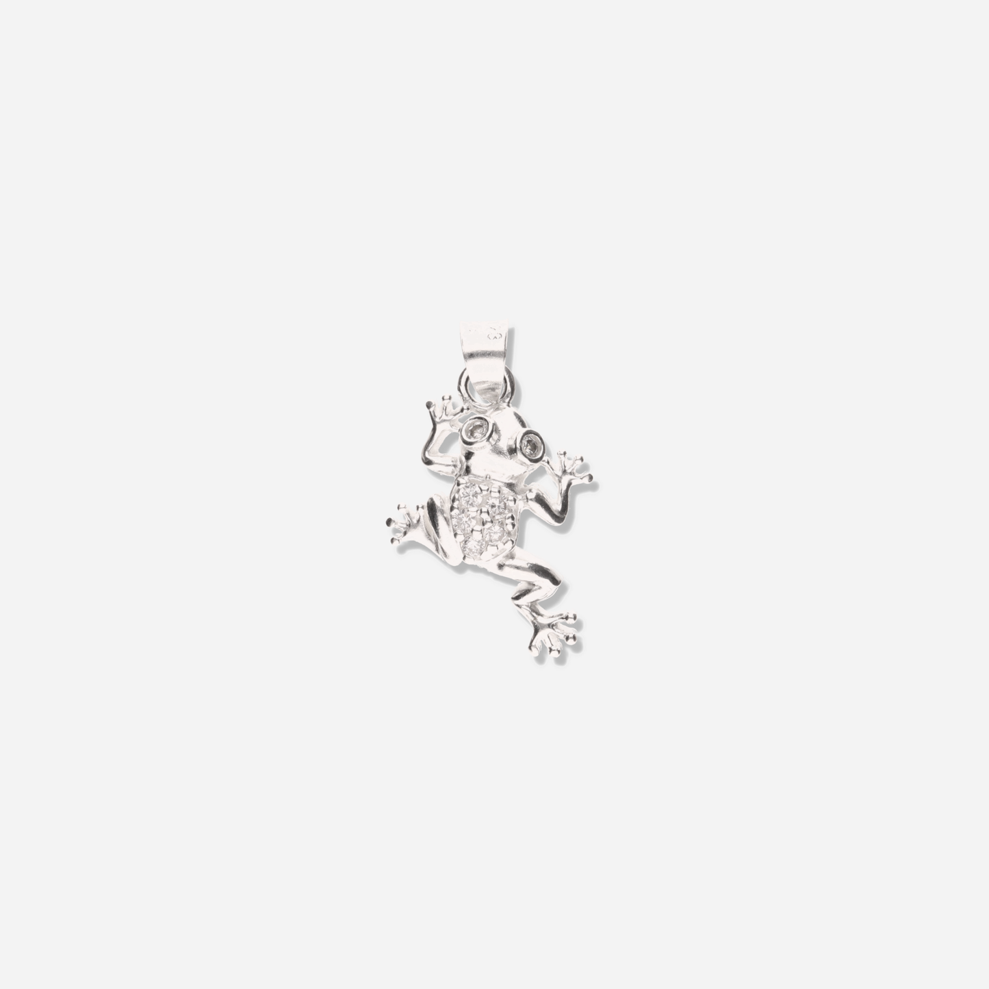 Ranita con Piedra de Plata 925