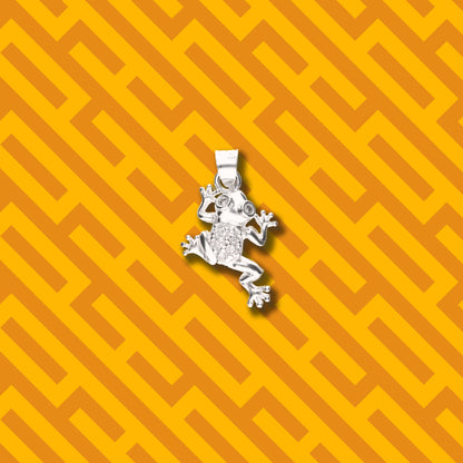 Ranita con Piedra de Plata 925