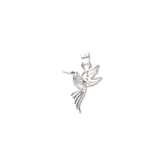 Colibrí Volando con Piedra de Plata 925