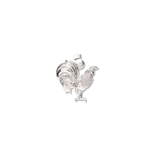 Gallo de Pelea de Plata 925