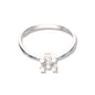 Anillo Solitario de Plata 925