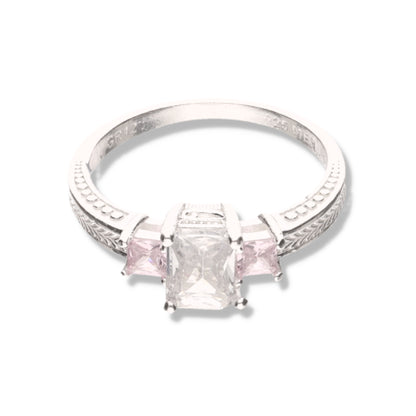 Anillo Triple Piedra de Plata 925