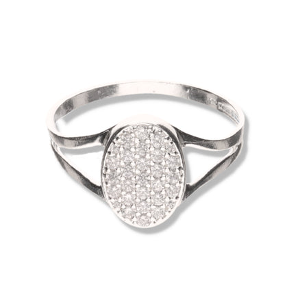 Anillo Sello Oval de Plata 925