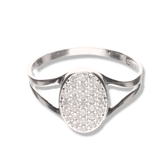 Anillo Sello Oval de Plata 925