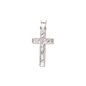 Cruz Espiga Diamantada Mini de Plata 925