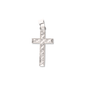 Cruz Espiga Diamantada Mini de Plata 925