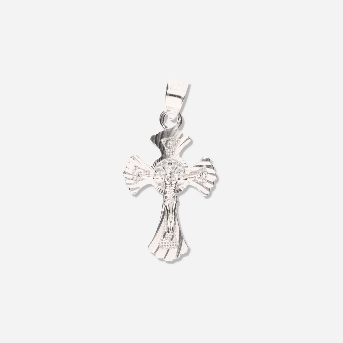 Cruz Celta Diamantada Mini de Plata 925