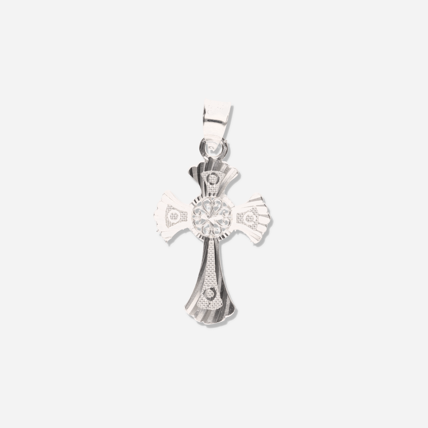 Cruz Celta Diamantada Mini de Plata 925