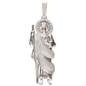 San Judas 3D con Manto con Piedra de Plata 925