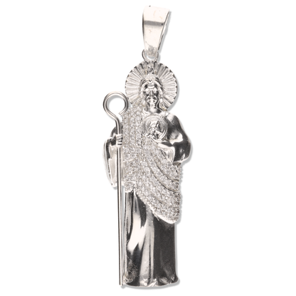 San Judas con Manto con Piedra de Plata 925