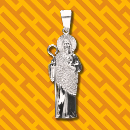 San Judas con Manto con Piedra de Plata 925