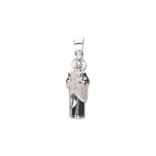 San Judas con Manto con Piedra de Plata 925