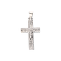 Cruz Cantera Mini con Piedra de Plata 925