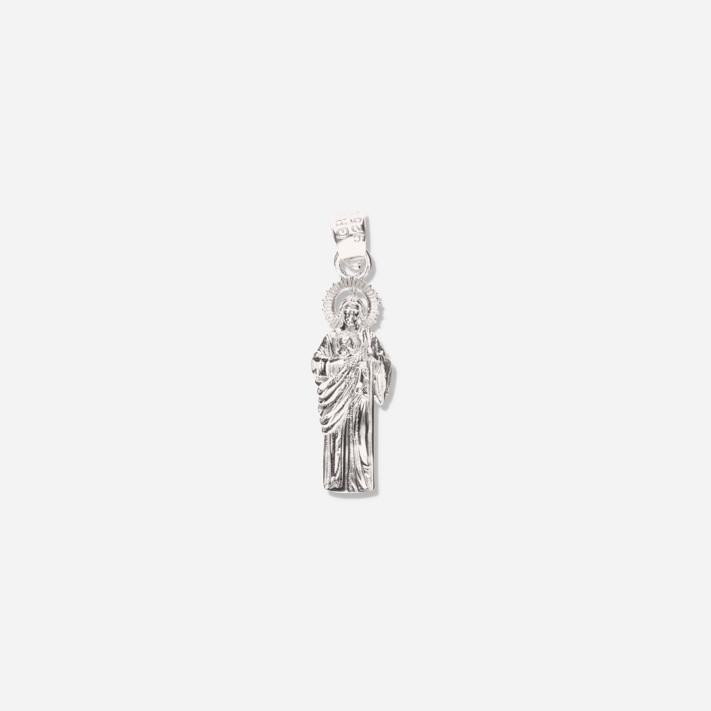 San Judas Corona Solar de Plata 925