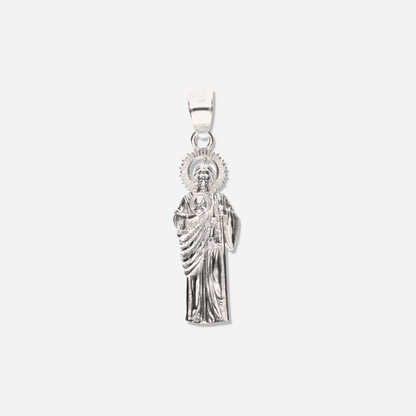 San Judas Corona Solar de Plata 925