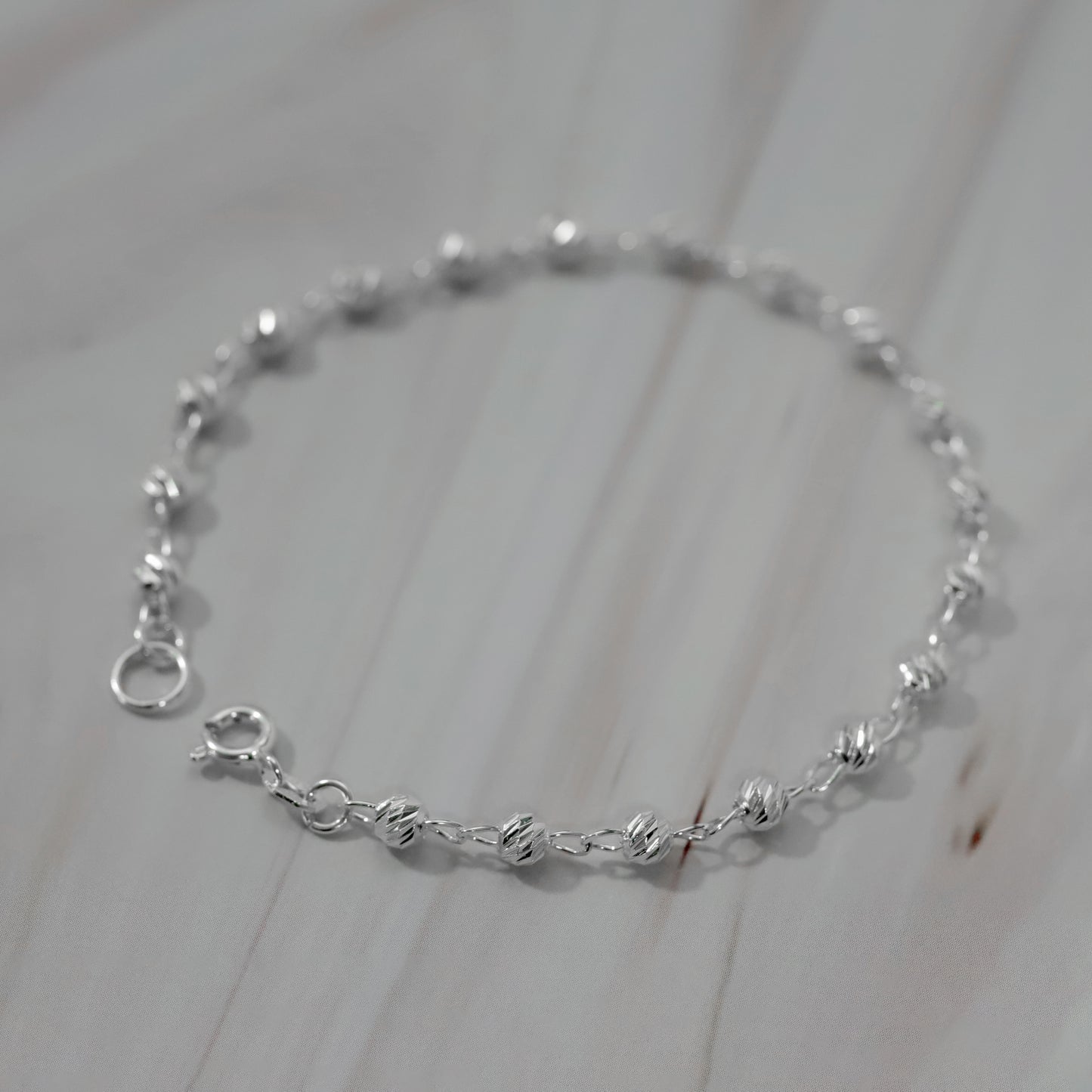 Pulsera Bola Slash de Plata 925