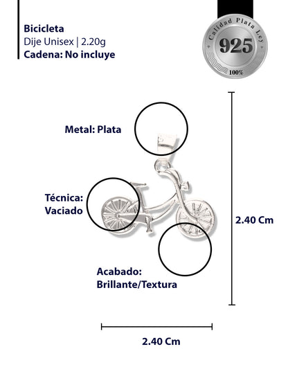 Bicicleta de Plata 925