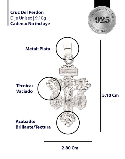 Cruz del Perdón Plata 925