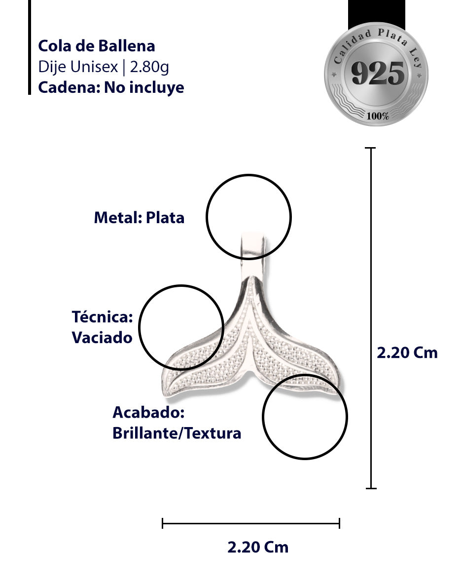 Cola de Ballena de Plata 926