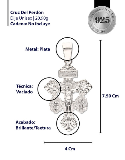Cruz del Perdón Plata 925