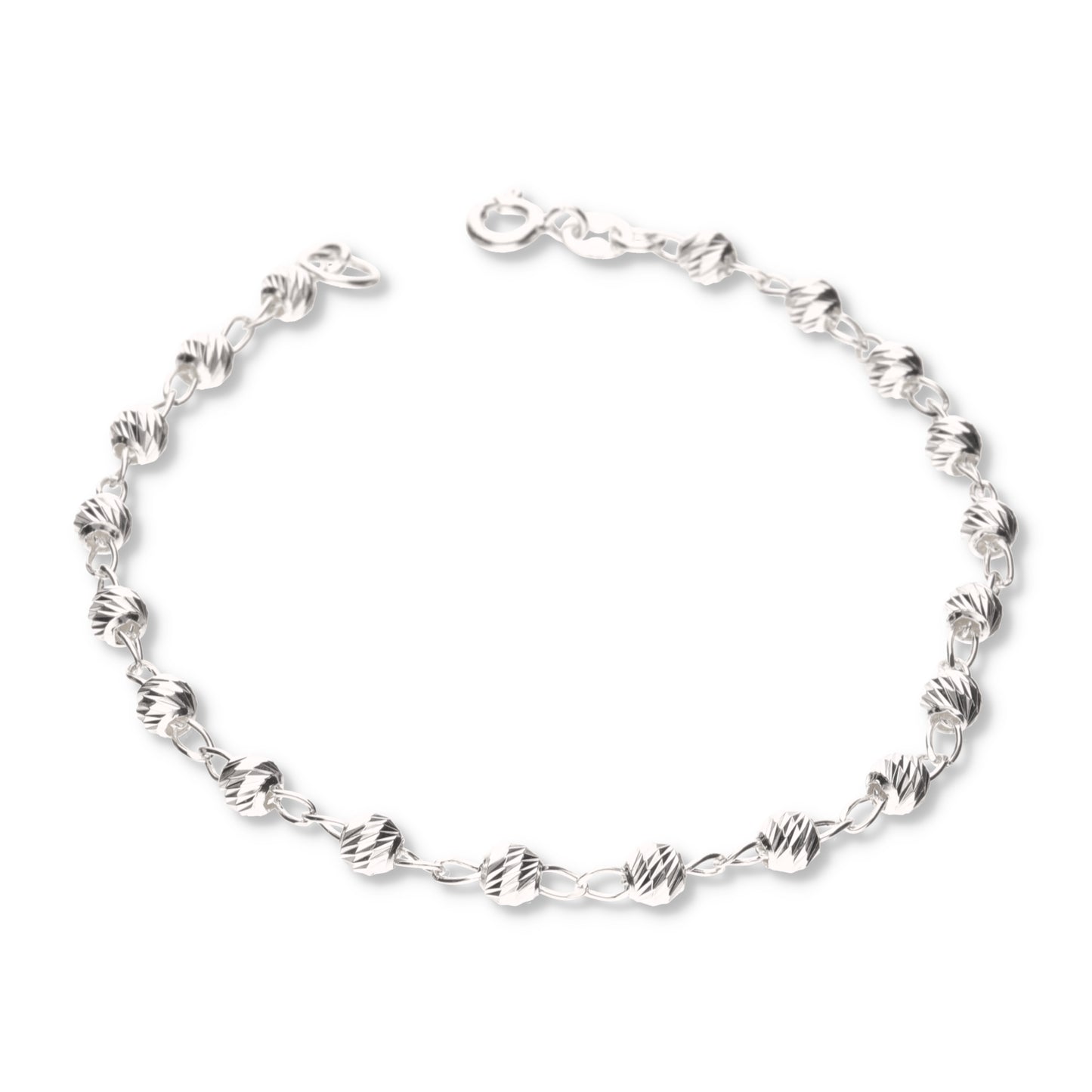 Pulsera Bola Slash de Plata 925