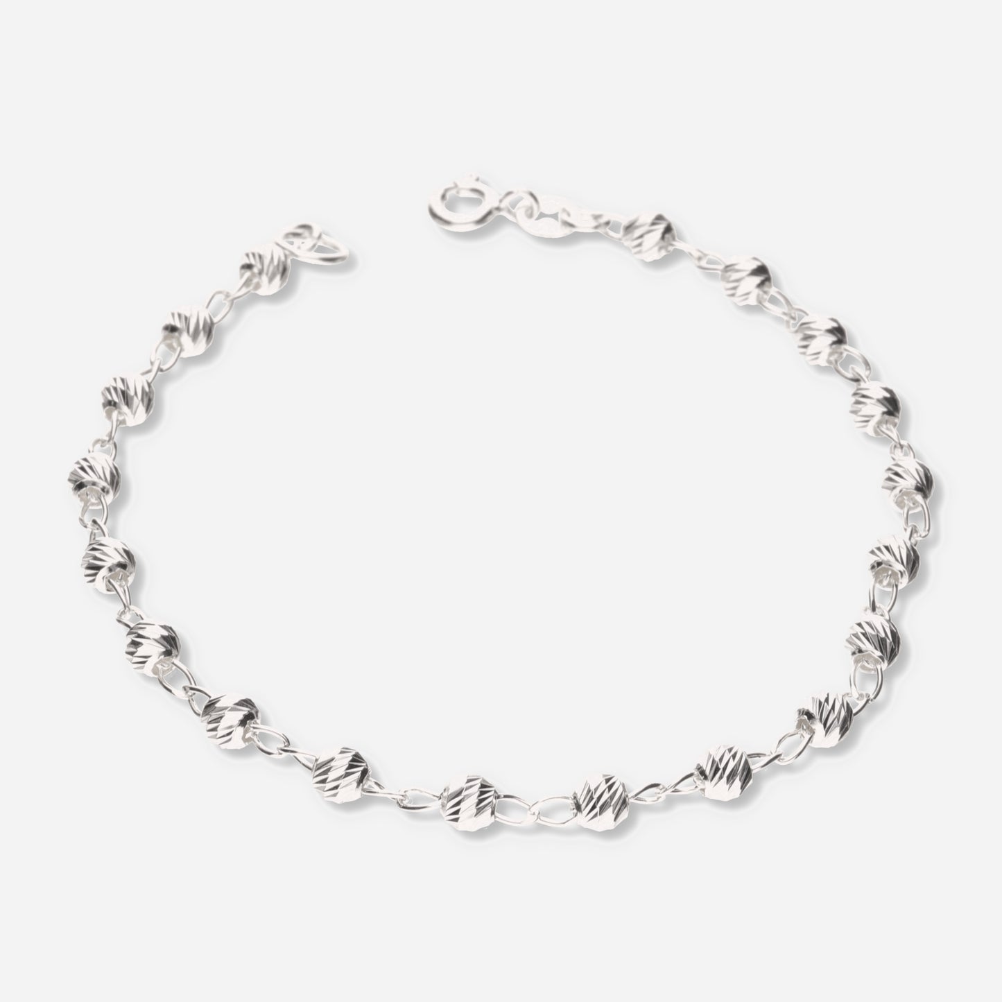 Pulsera Bola Slash de Plata 925